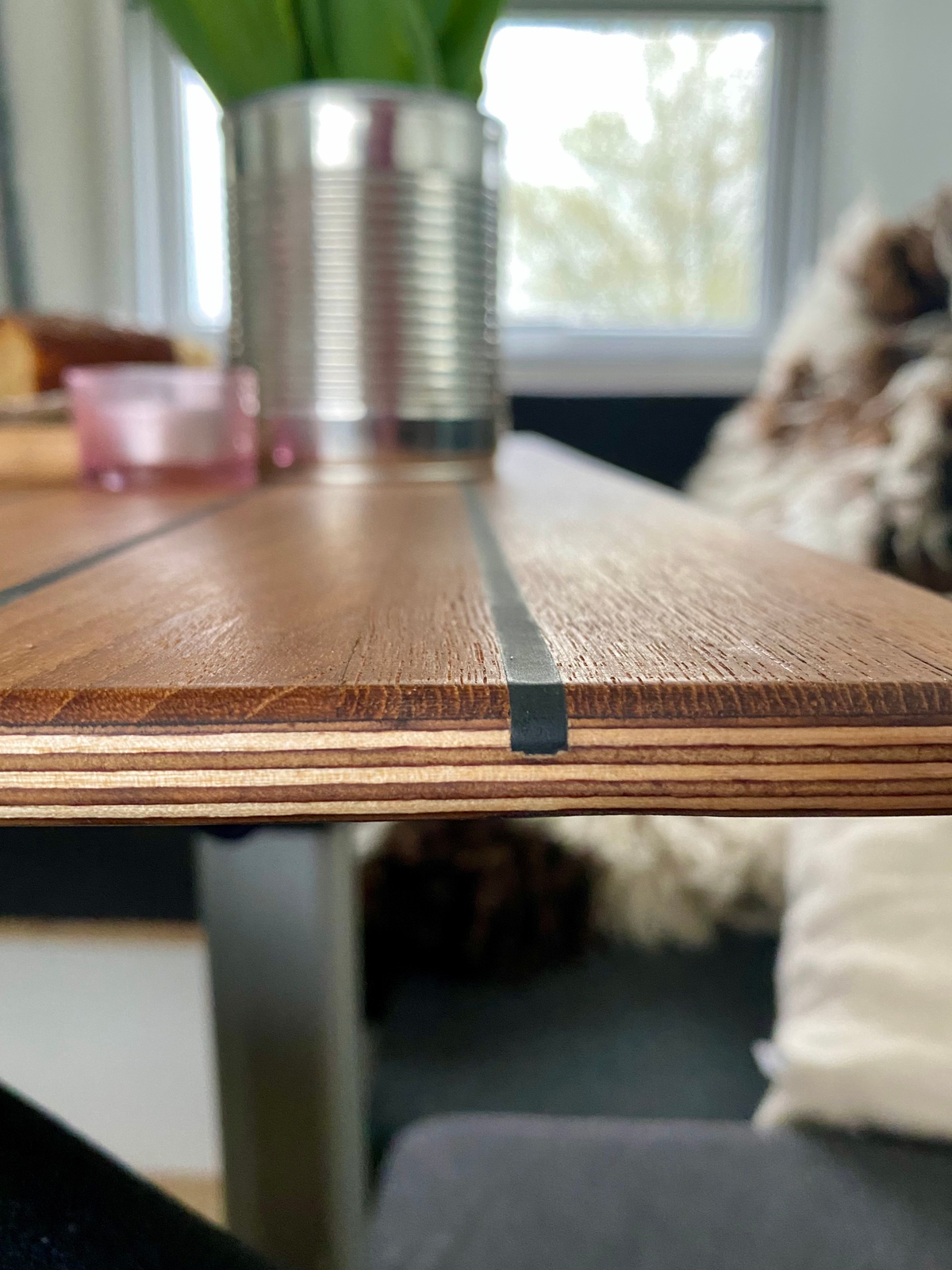 Teakholz Tischplatte Teakholz Tischplatte