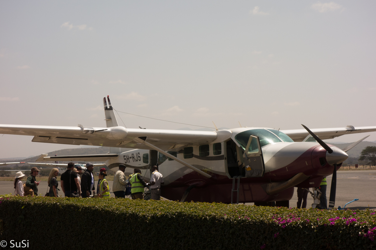 Propellermaschine nach Sansibar Propellermaschine nach Sansibar
