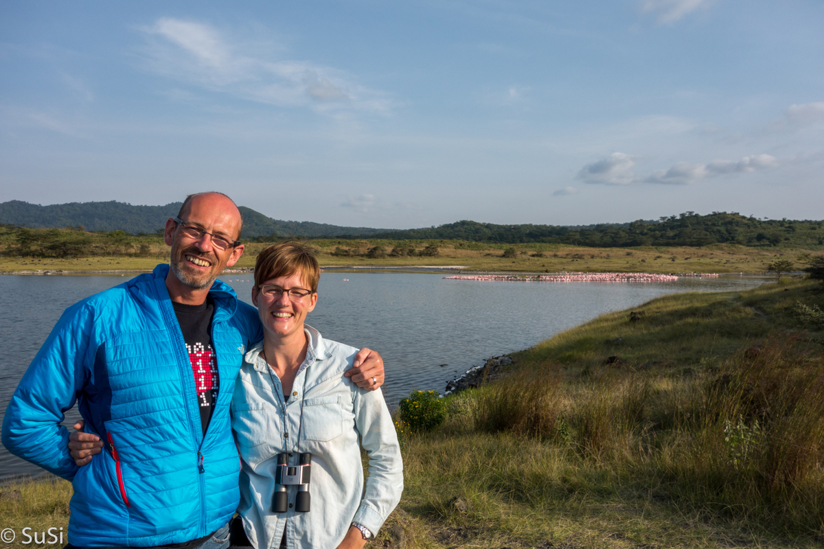 Susi und Stephan im Lake Mayara National Park Susi und Stephan im Lake Mayara National Park