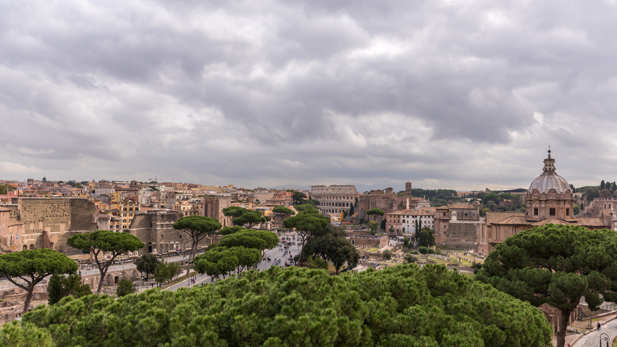 Blick über Rom Blick über Rom
