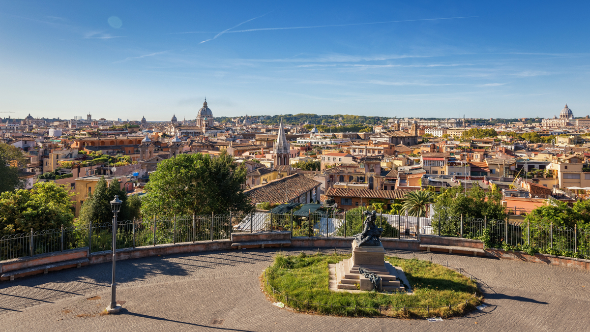 Blick über Rom Blick über Rom